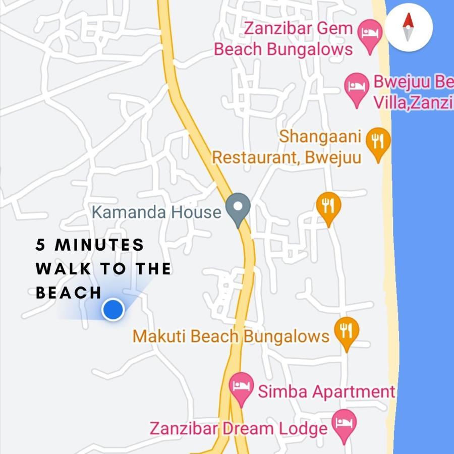New Arisen Bungalows Bwejuu Εξωτερικό φωτογραφία